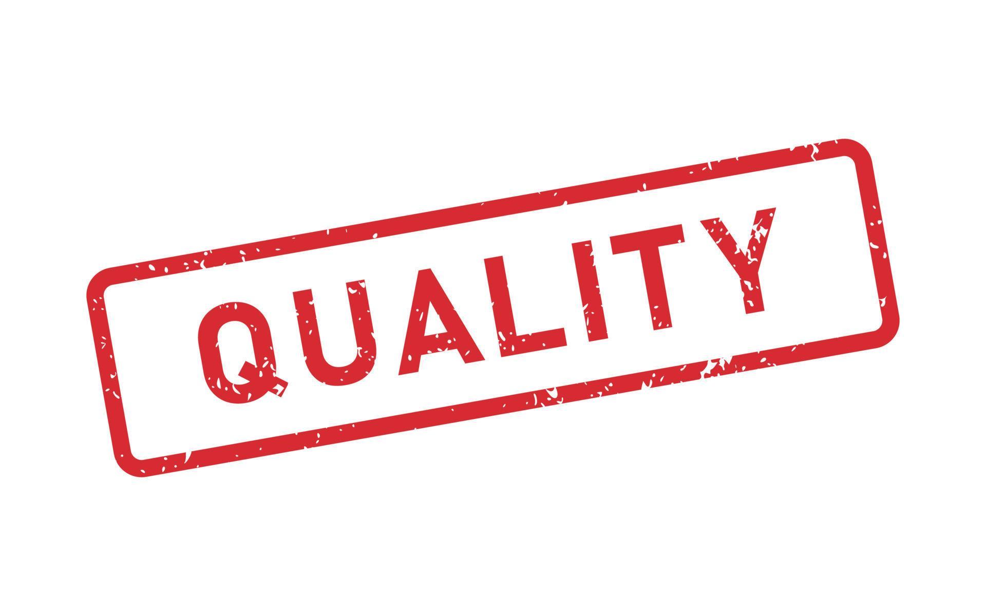 Grunge Quality word rubber stamp. Quality sign sticker set. Grunge