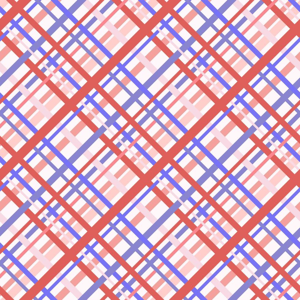Vector - Abstract seamless pattern of oblique line. Blue, red and white color. Can be  use for print, paper, fabric, wallpaper, wrapping, origami.