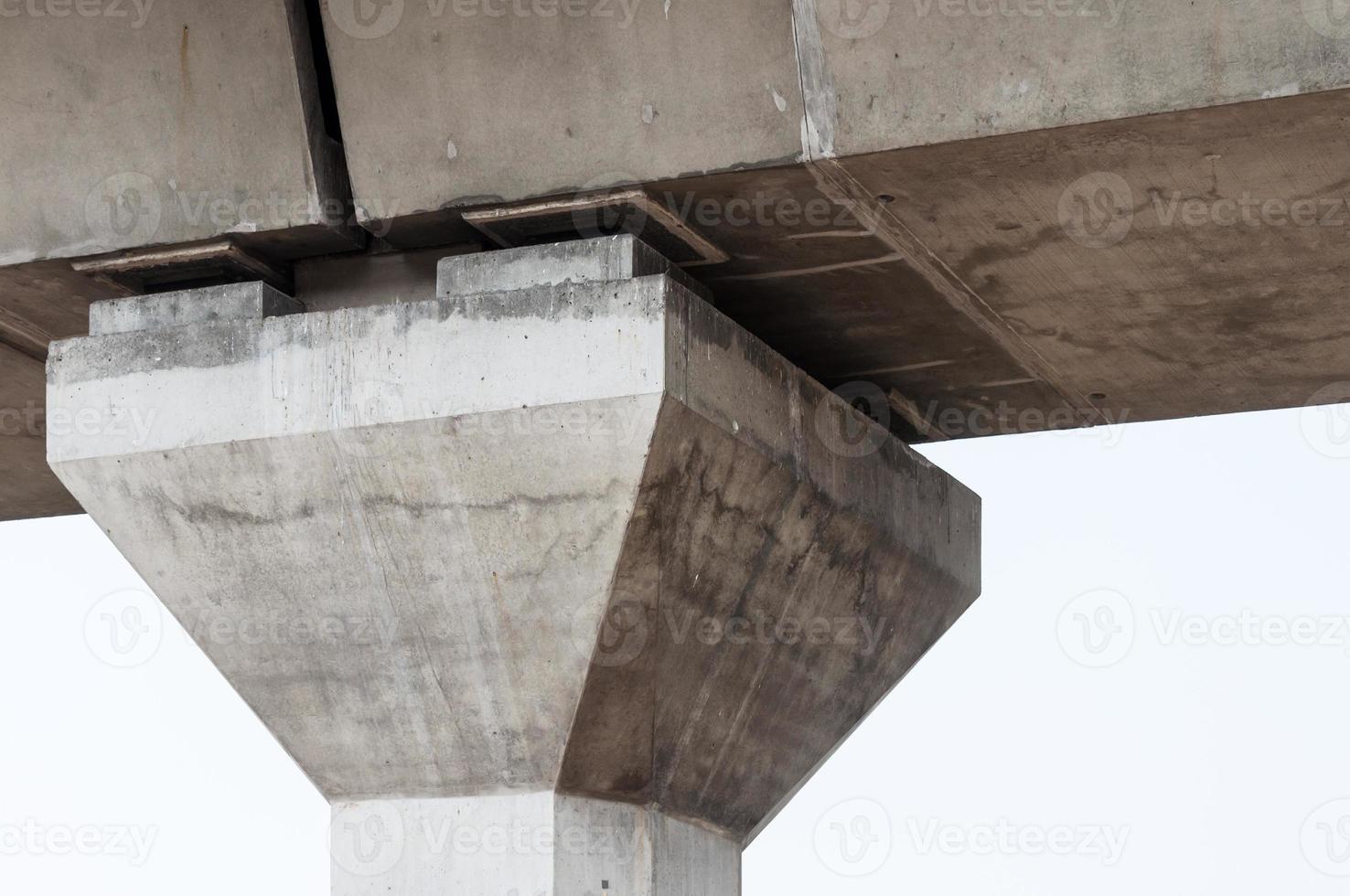 Old concrete pillar. photo