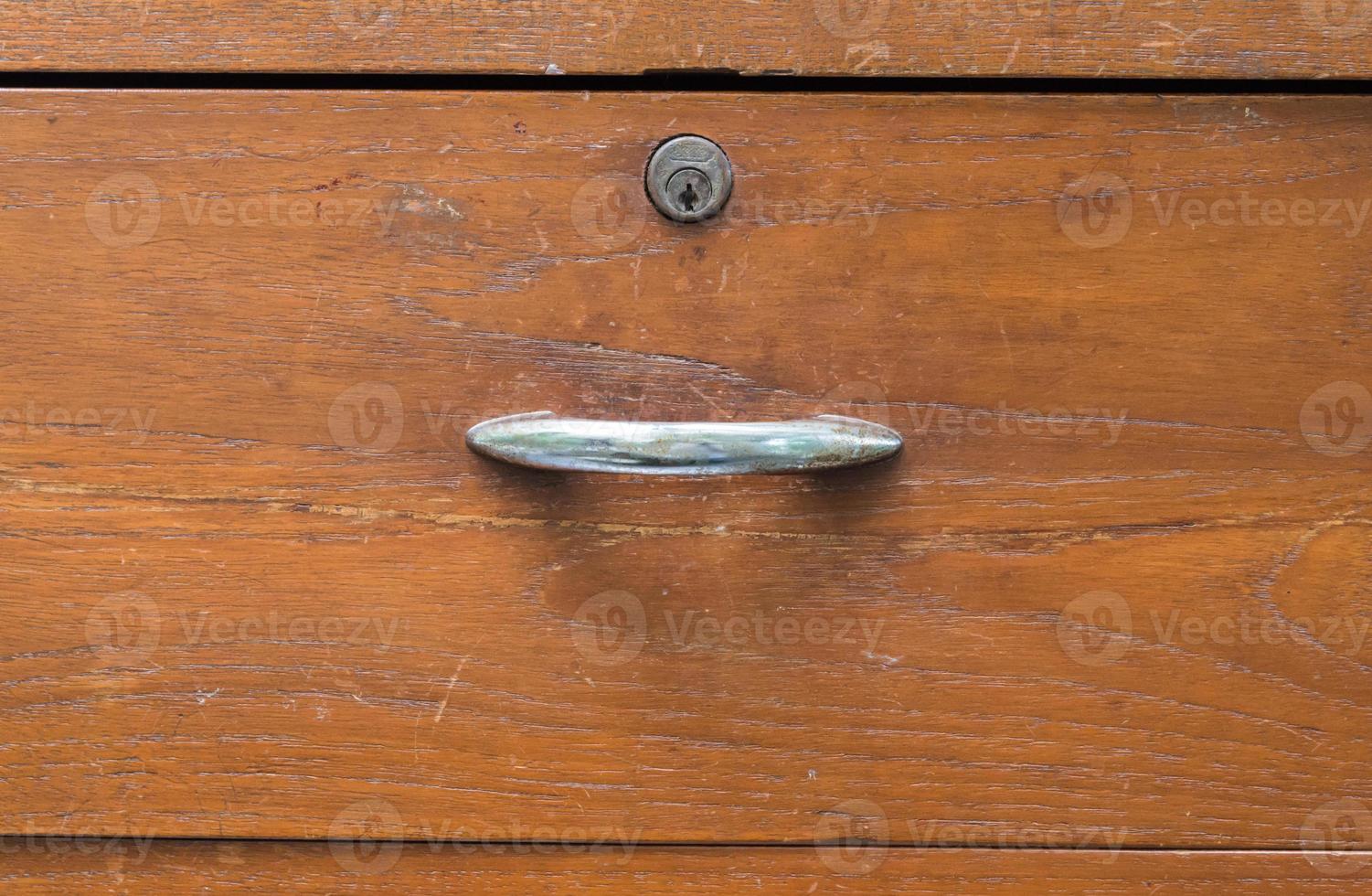 Old wooden drawers photo