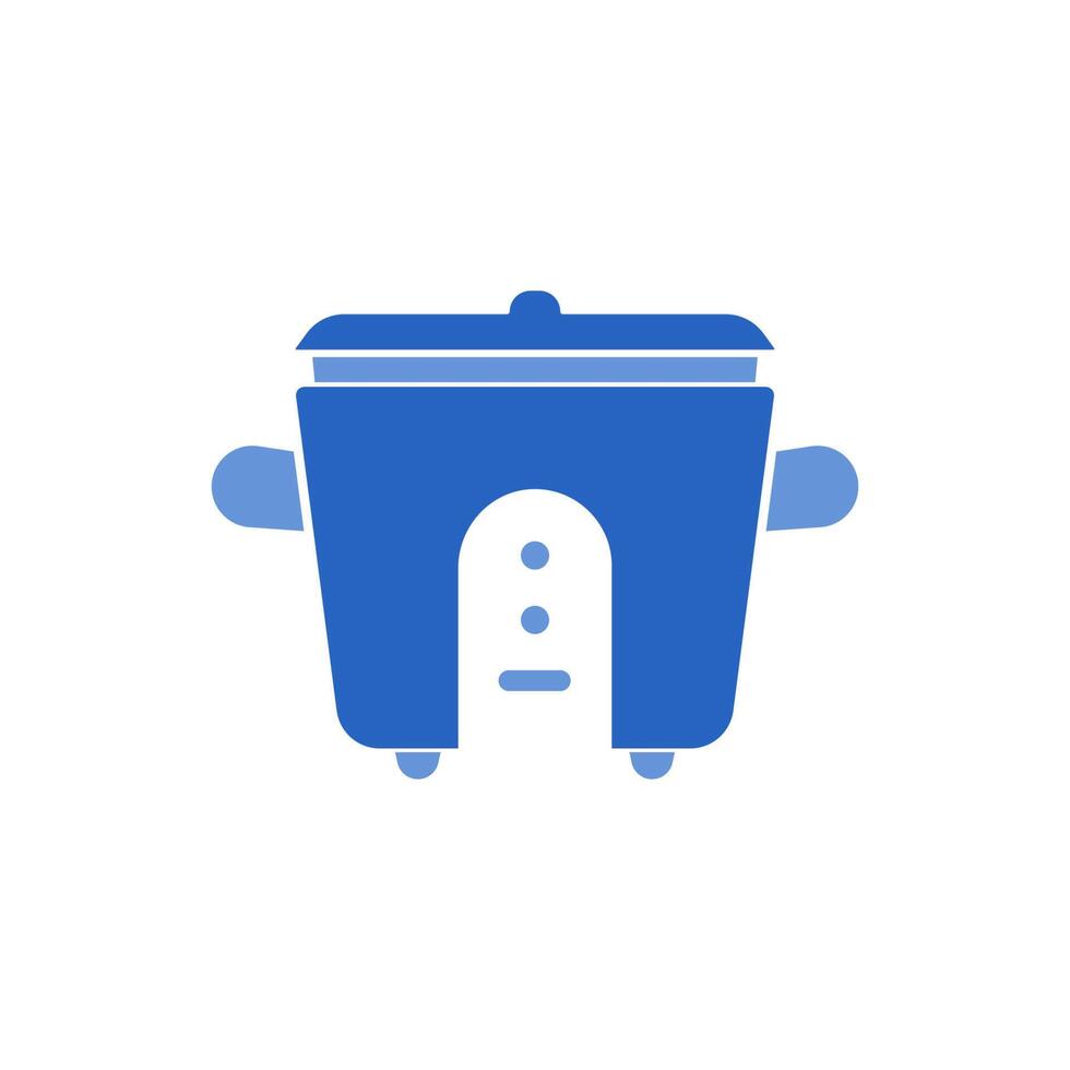 Rice cooker icon flat design illustration template vector