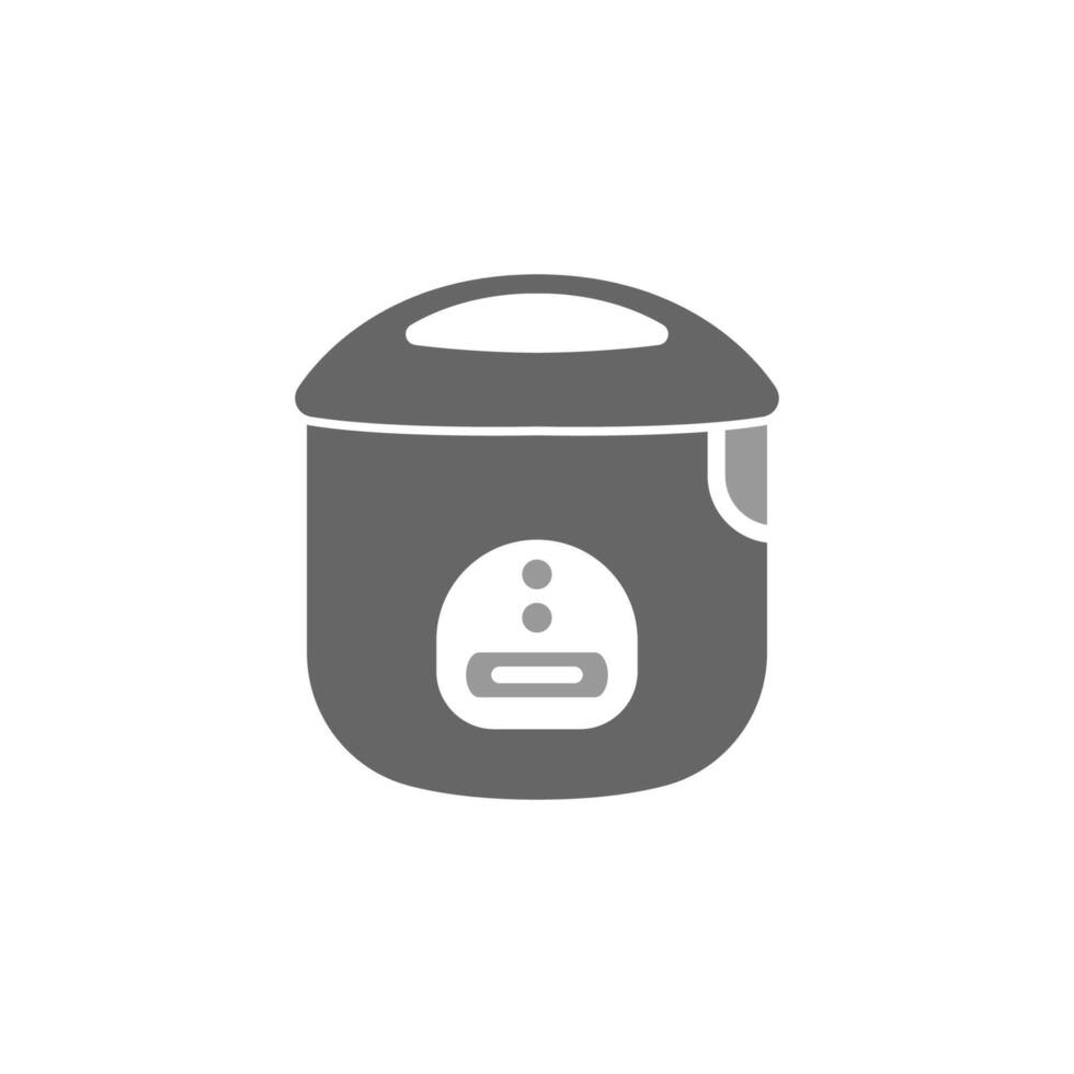 Rice cooker icon flat design illustration template vector