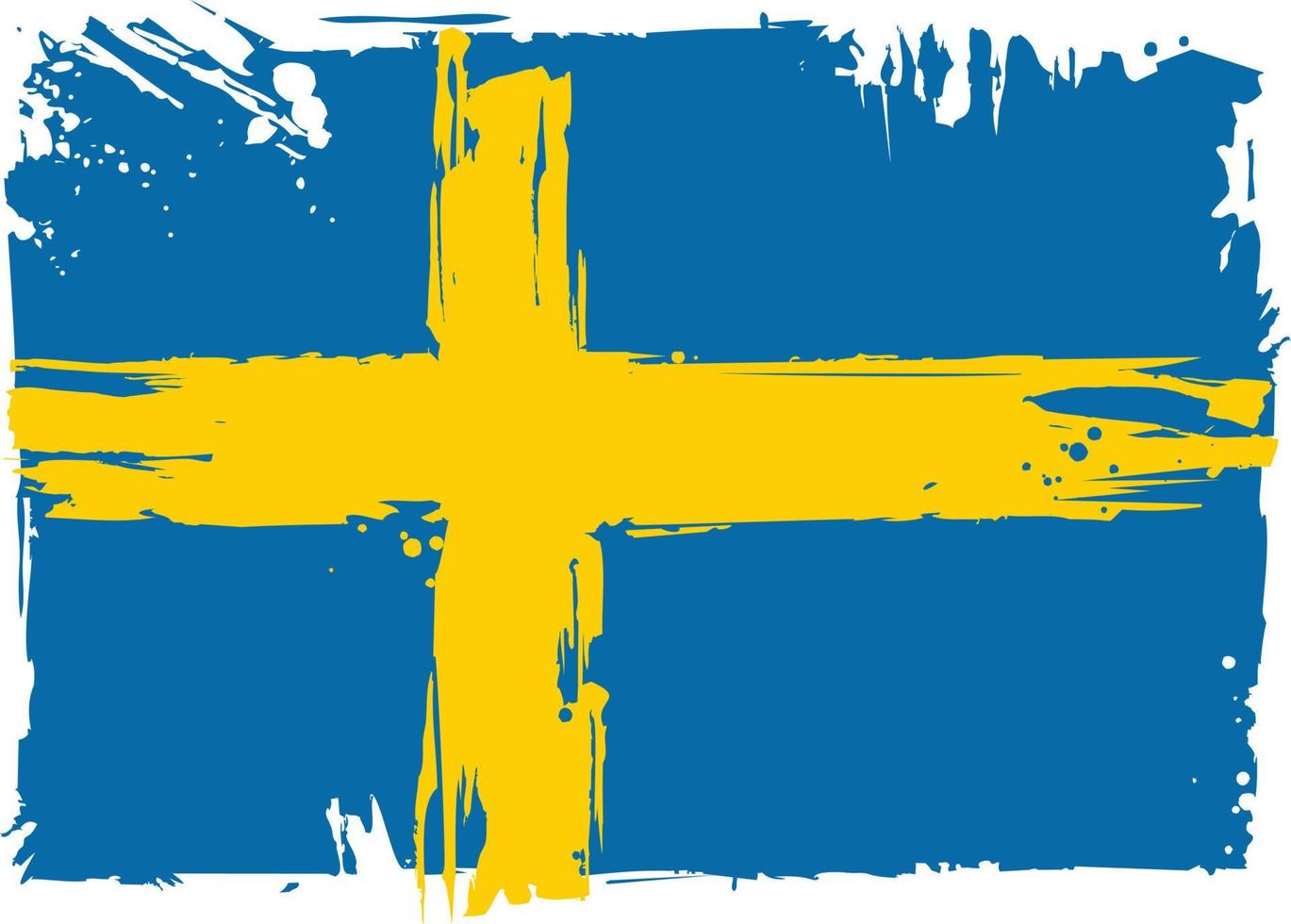 Flag Of Sweden. Design element vector