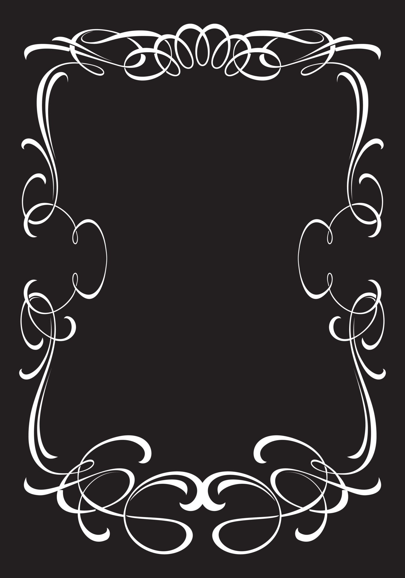 Decorative oldfashioned frame. 7958734 Vector Art at Vecteezy
