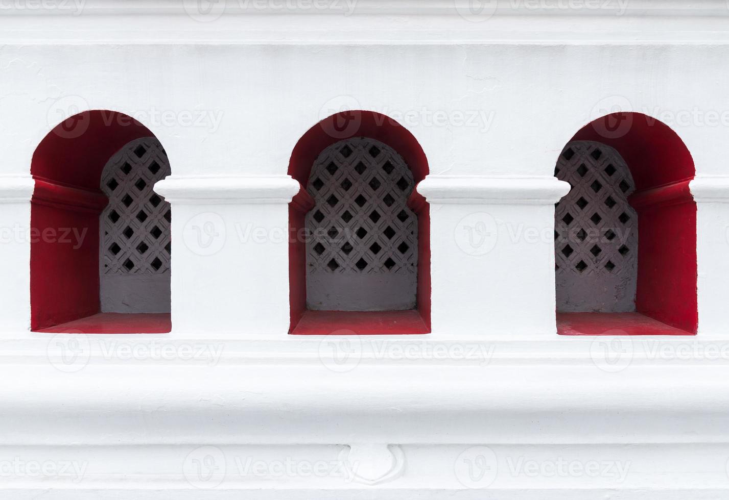 Small red window for ventilation photo