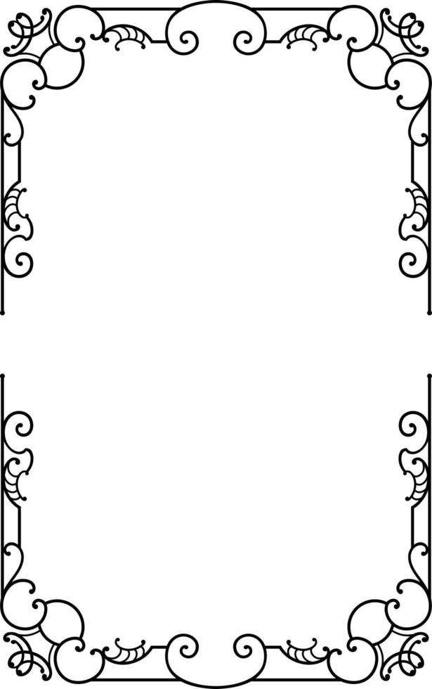 Decorative frame. Design element. Decoration vector