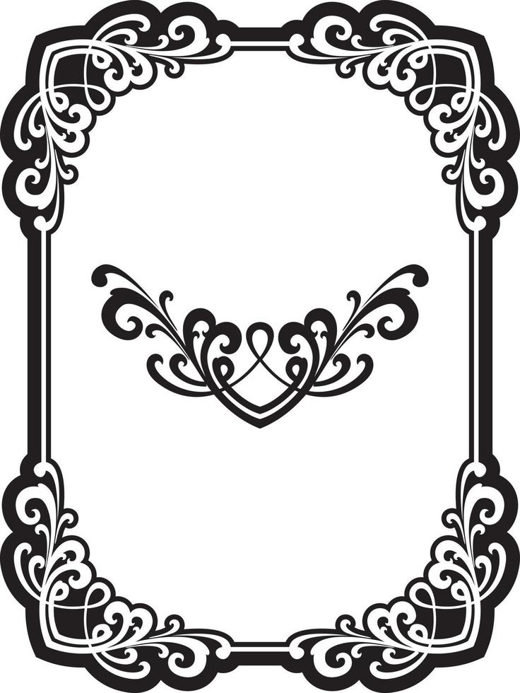 Vectorized Art Nouveau angle Design. vector