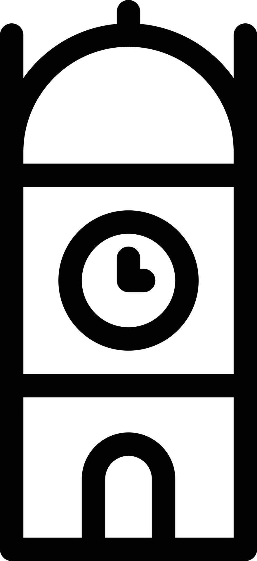 clock tower vector illustration on a background.Premium quality symbols