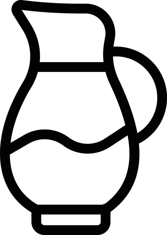 jug vector illustration on a background.Premium quality symbols.vector icons for concept and graphic design.