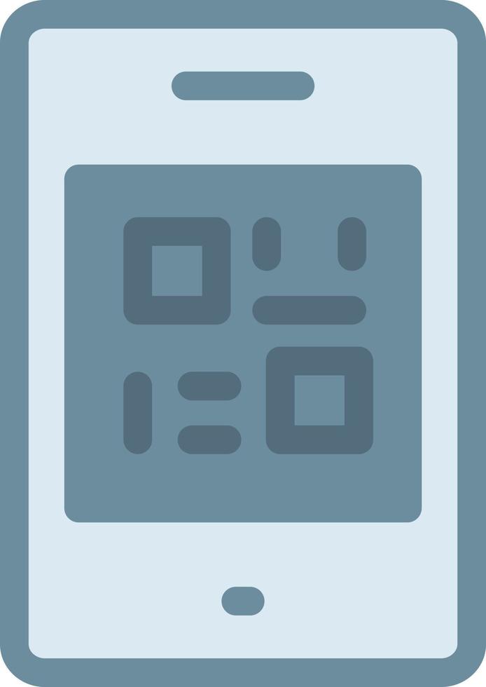 mobile qr code vector illustration on a background.Premium quality symbols.vector icons for concept and graphic design.