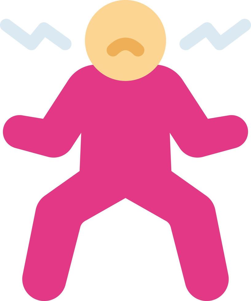 anger vector illustration on a background.Premium quality symbols.vector icons for concept and graphic design.