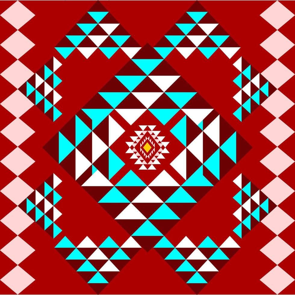 geometric ethnic pattern traditional design vector