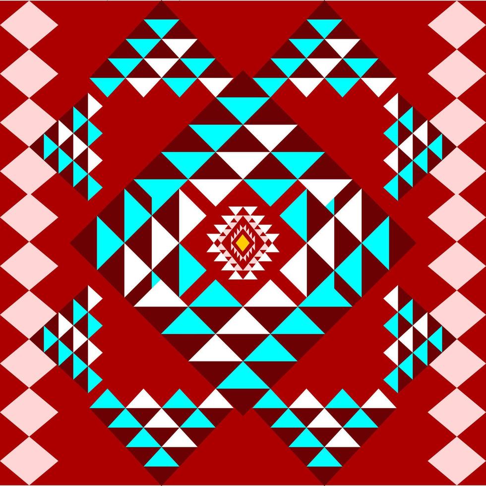 geometric ethnic pattern traditional design vector