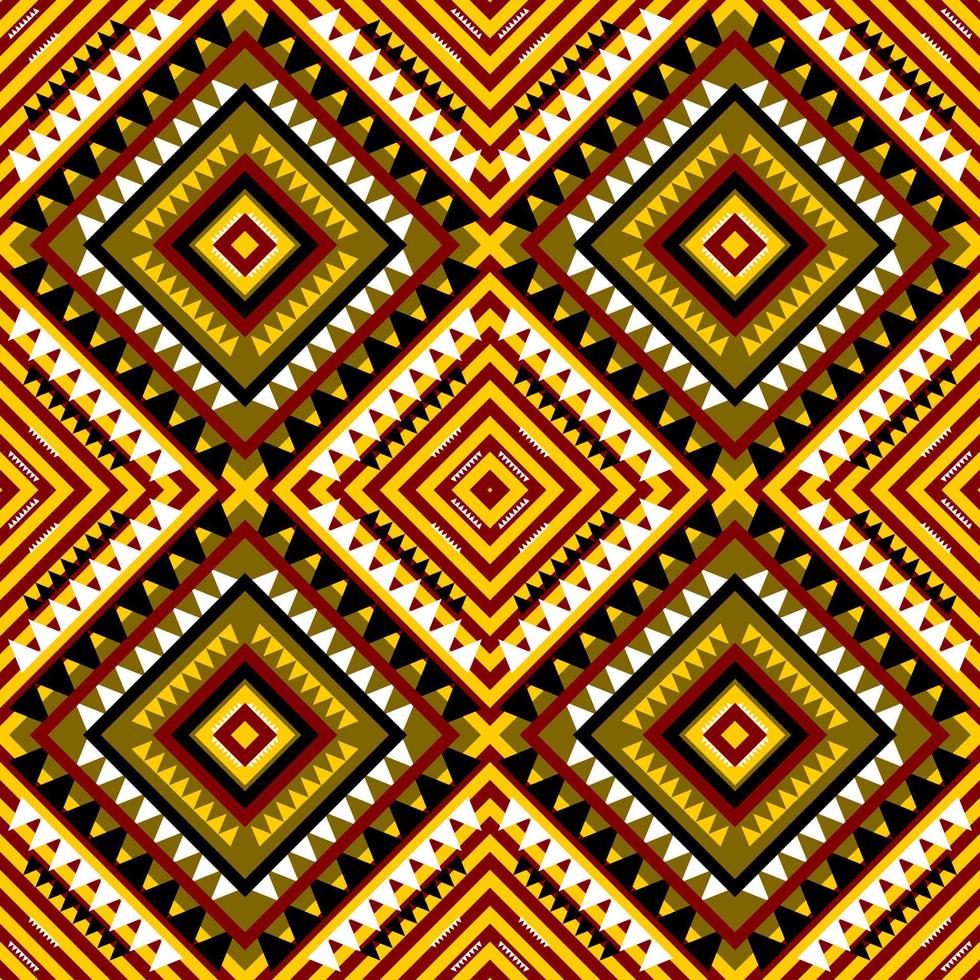 seamless geometric ethnic pattern vector