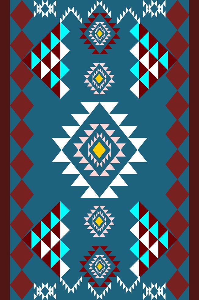 geometric ethnic pattern traditional design vector