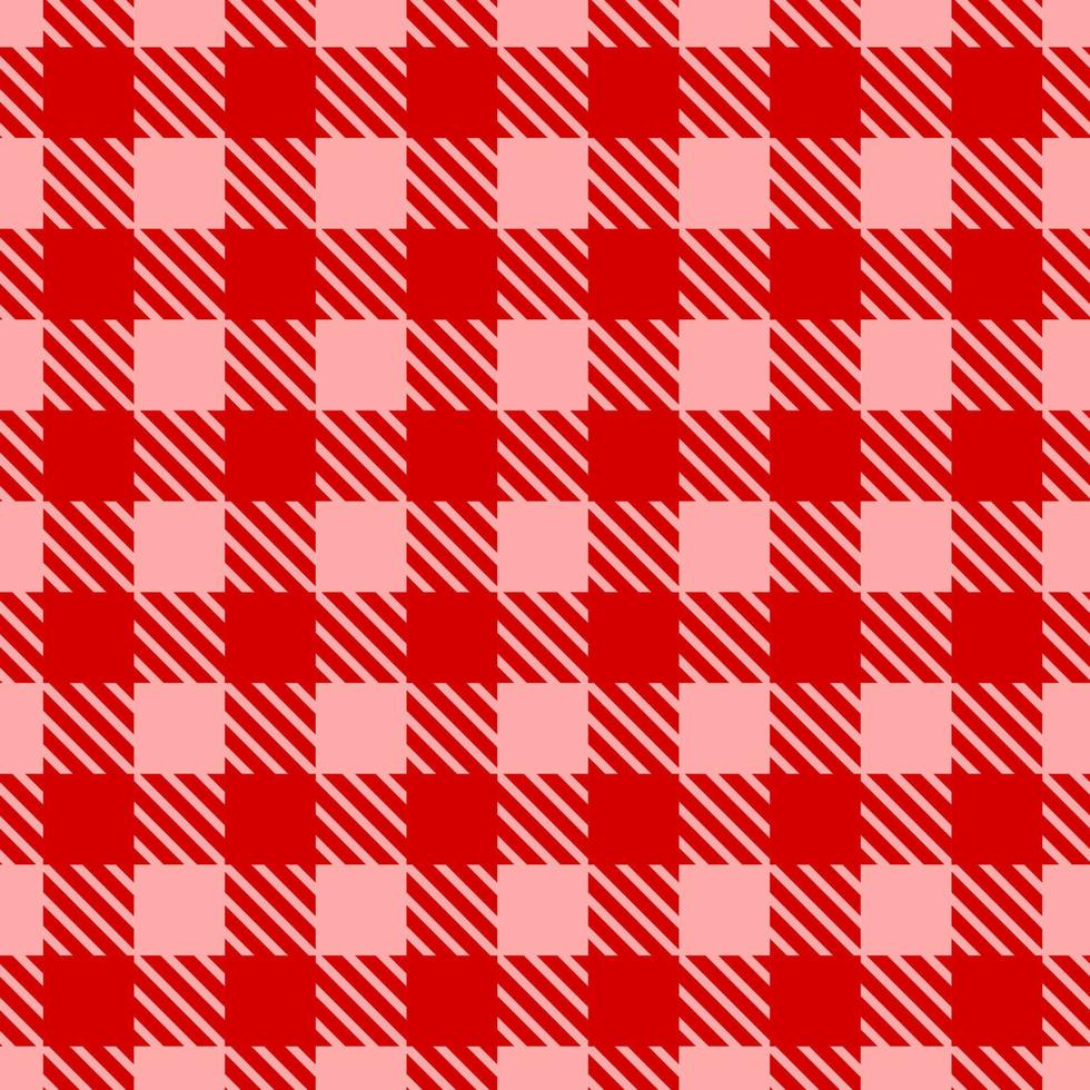 red plaid design vector
