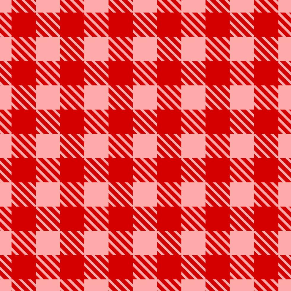 red plaid design vector