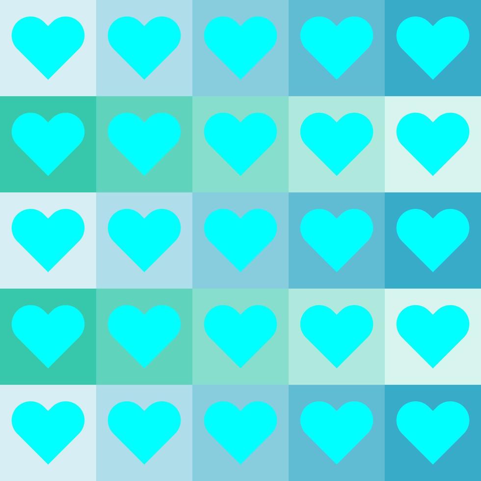 seamless pattern with hearts design vector