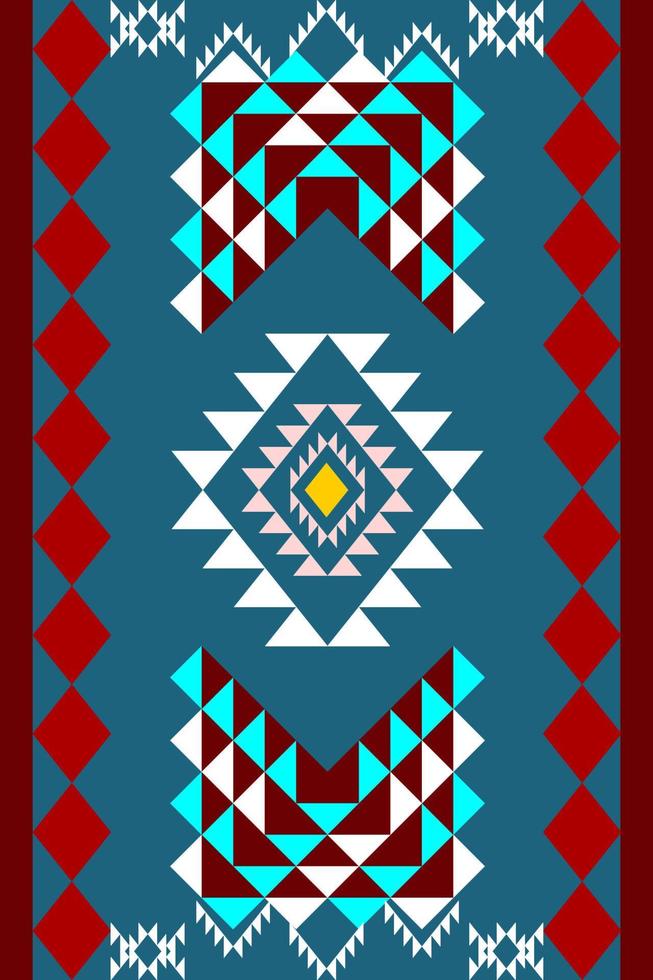 geometric ethnic pattern traditional design vector