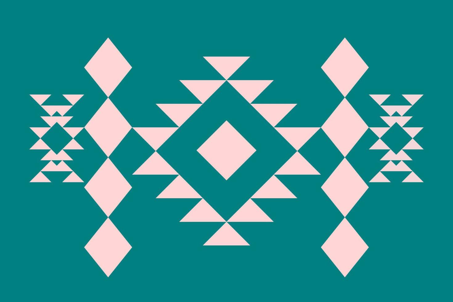geometric ethnic pattern traditional design for background vector