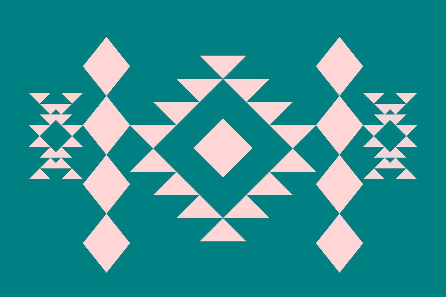 geometric ethnic pattern traditional design for background vector