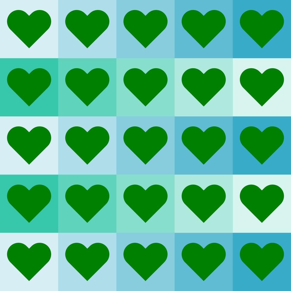 seamless pattern with hearts design vector