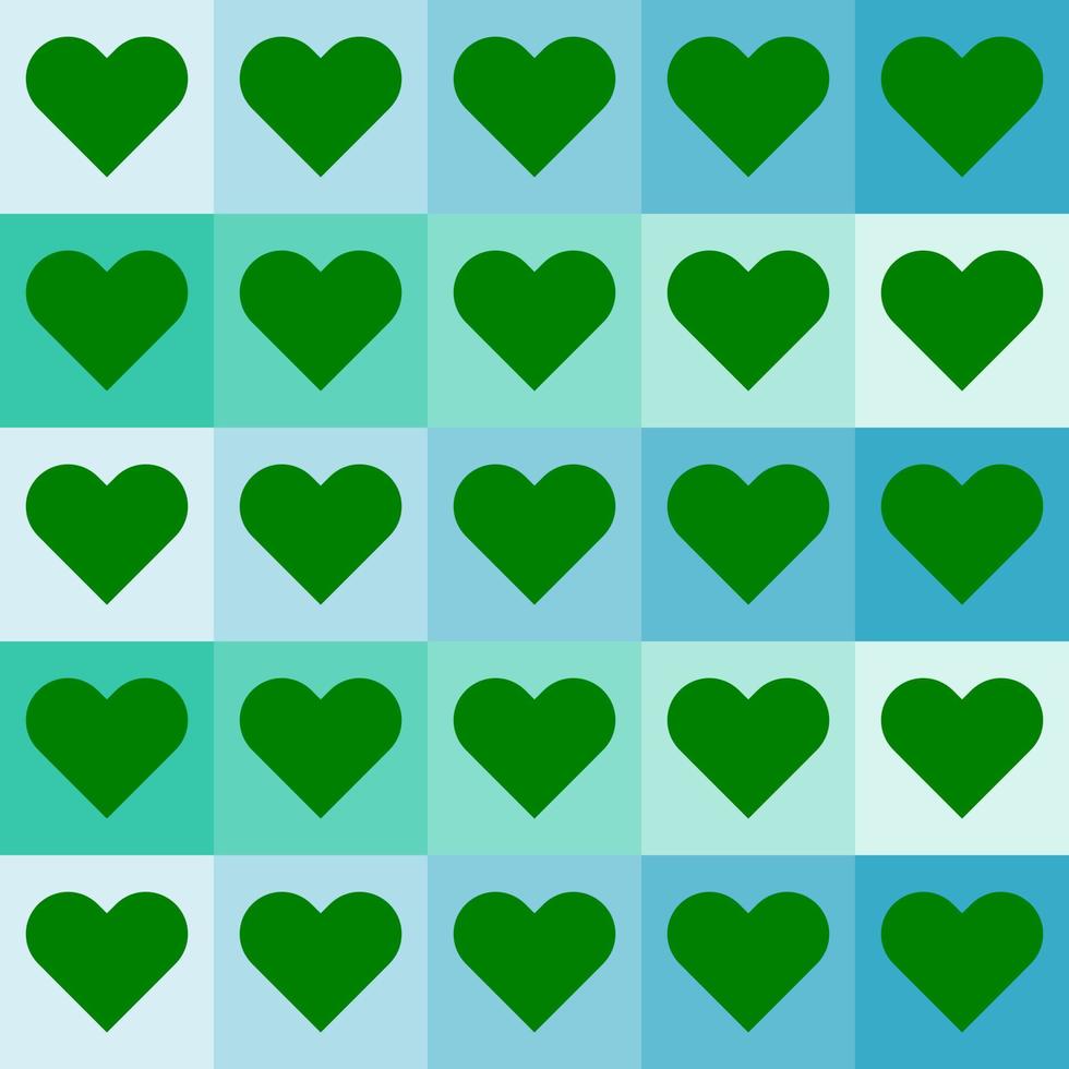 seamless pattern with hearts design vector