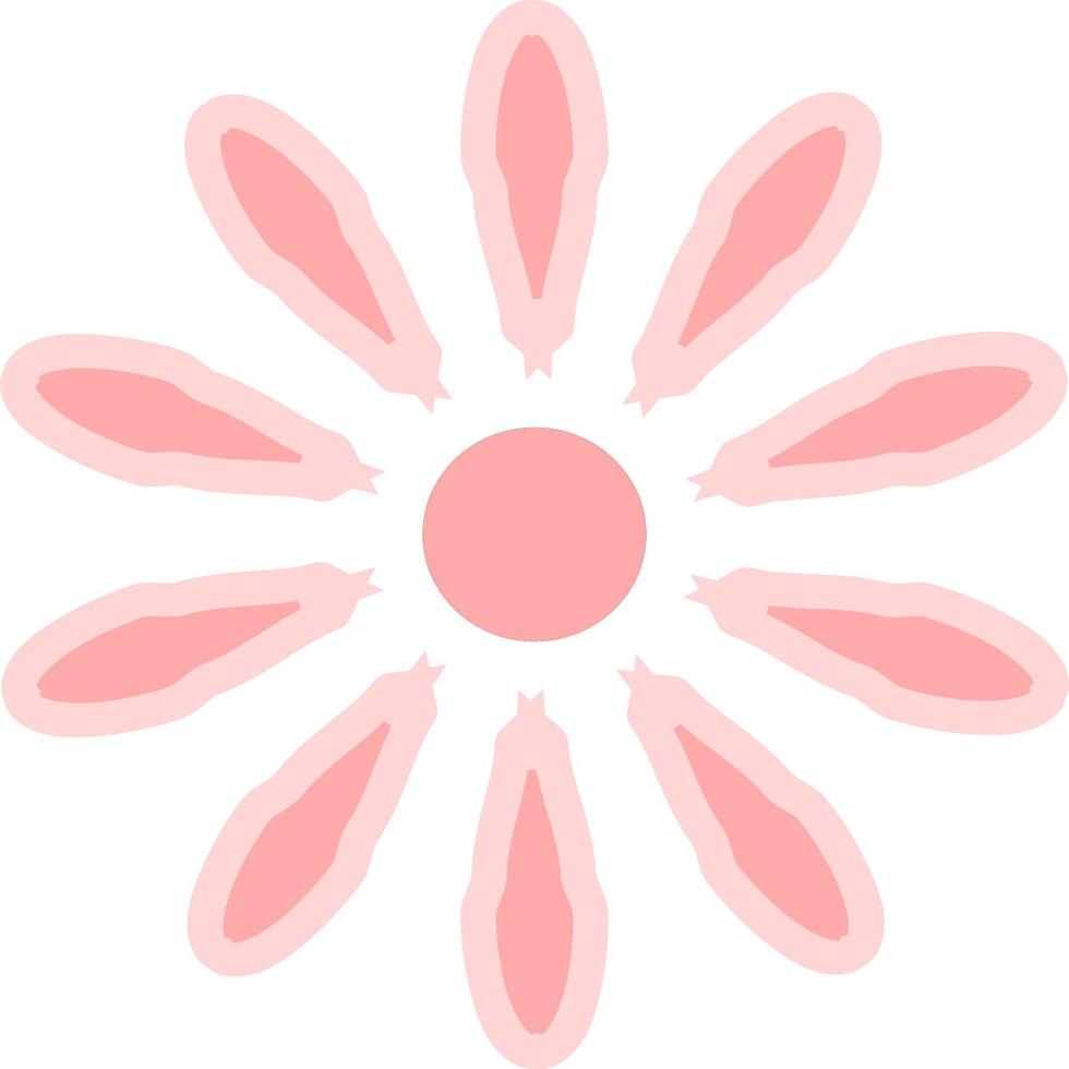 flower icon design vector