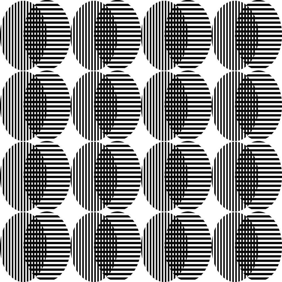 seamless geometric pattern with shapes vector