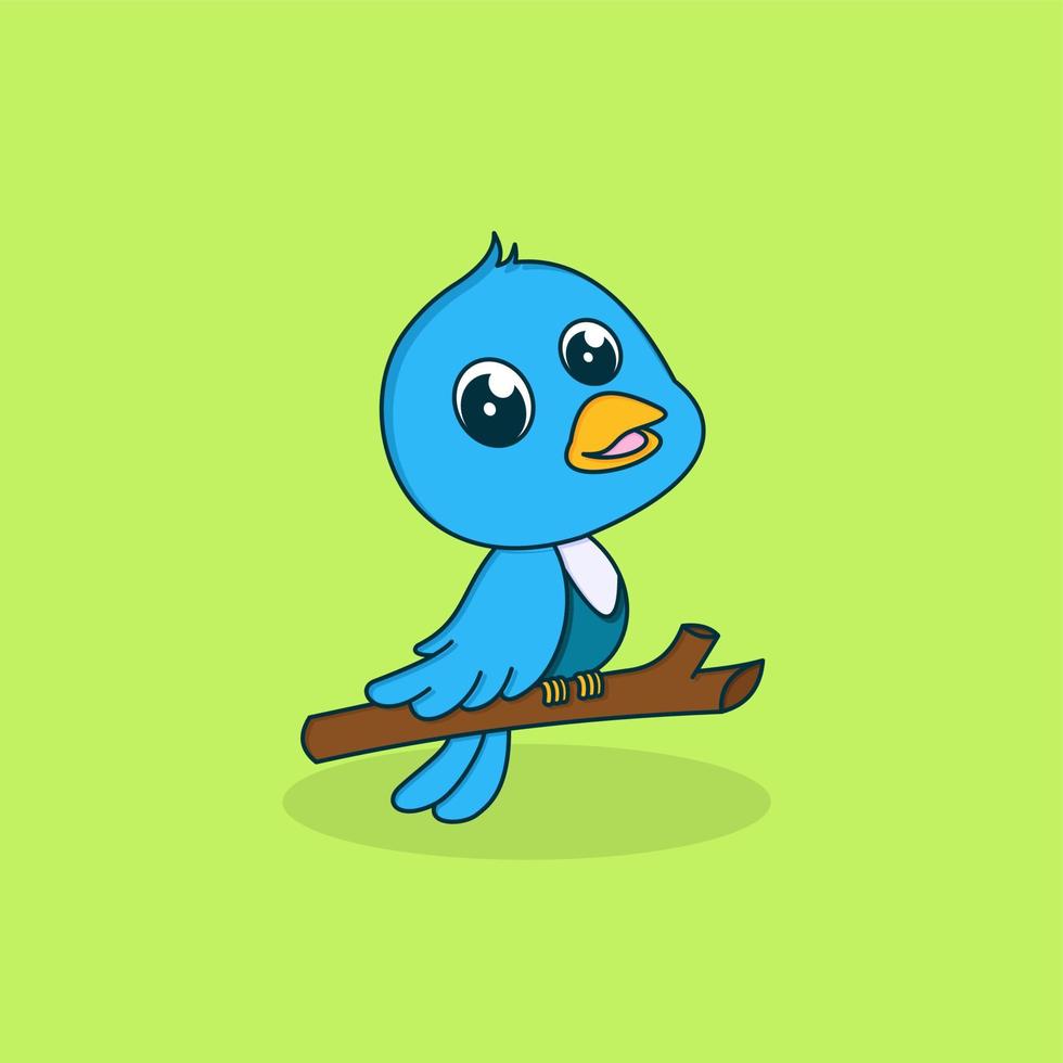 baby bird cute animal cartoon character vector