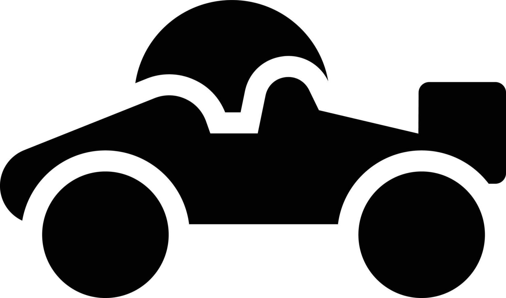 Ilustración de vector de coche de carreras en un fondo. Símbolos de calidad premium. Iconos vectoriales para concepto y diseño gráfico.