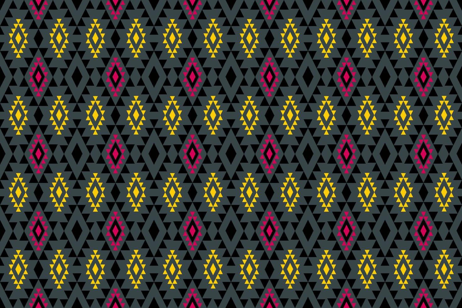 geometric ethnic pattern traditional design for background vector