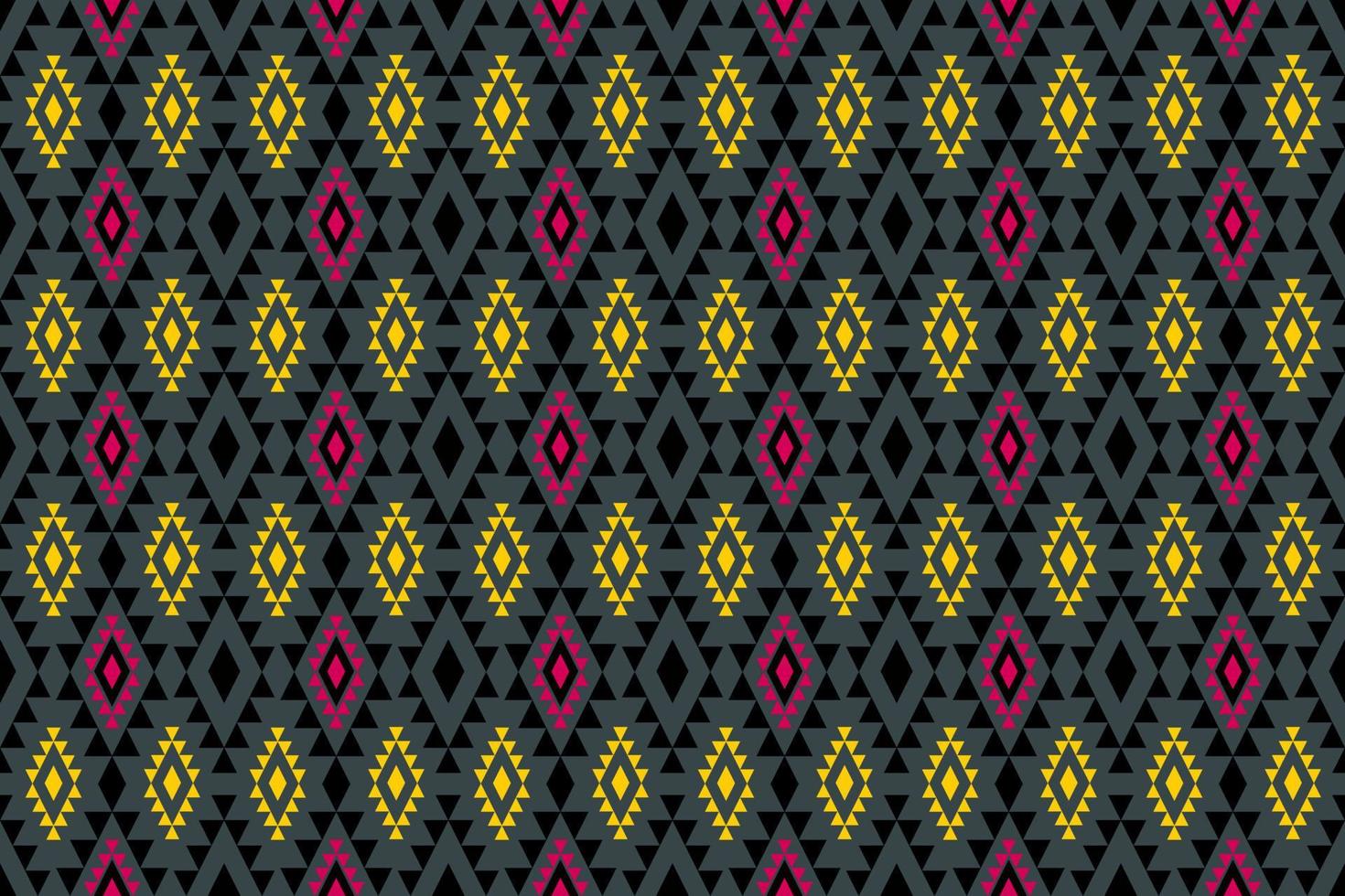 geometric ethnic pattern traditional design for background vector