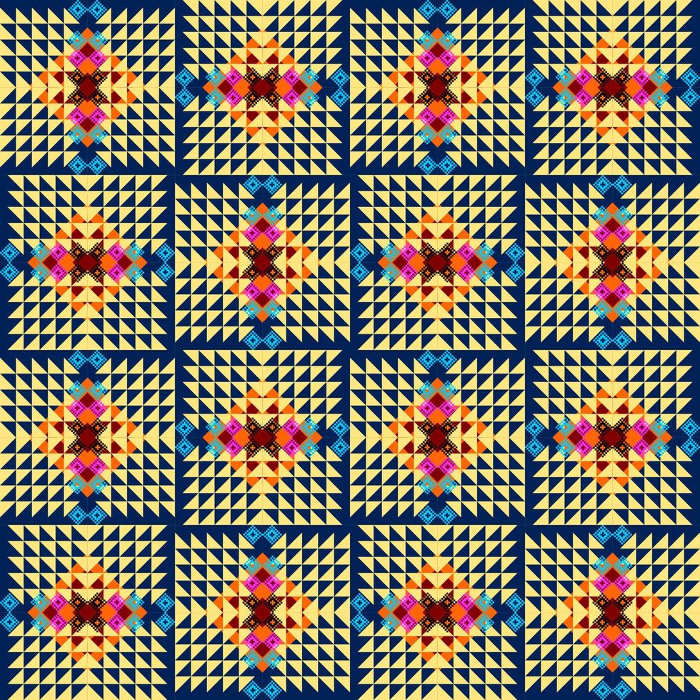 geometric ethnic pattern traditional design vector