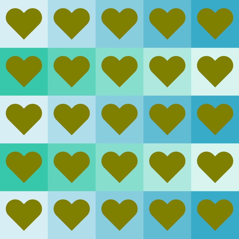 seamless pattern with hearts design vector