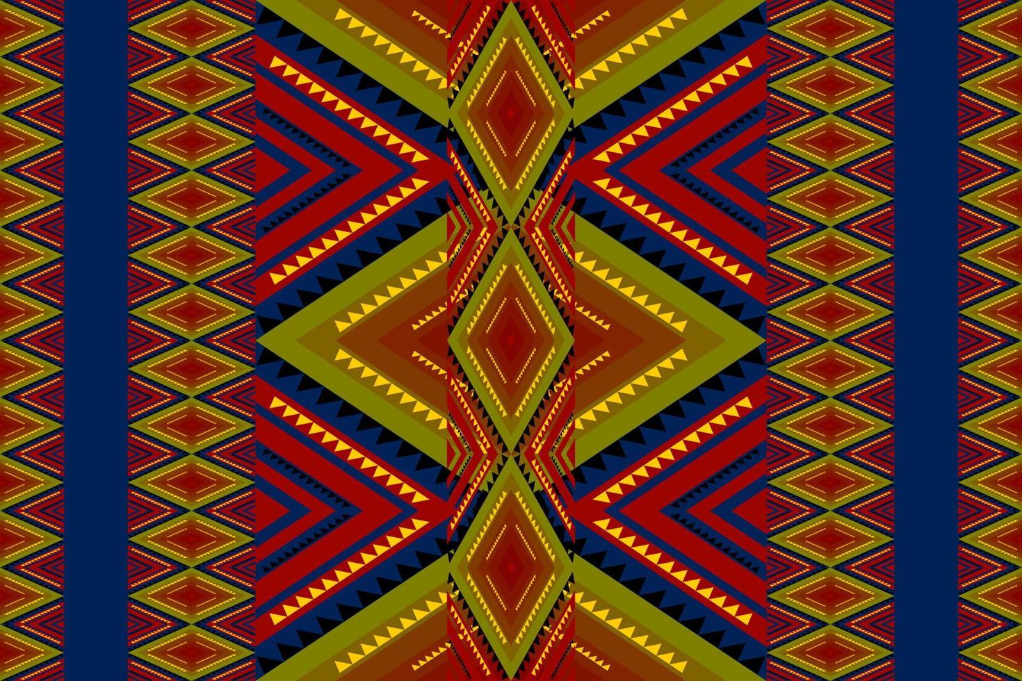 geometric ethnic pattern traditional design vector