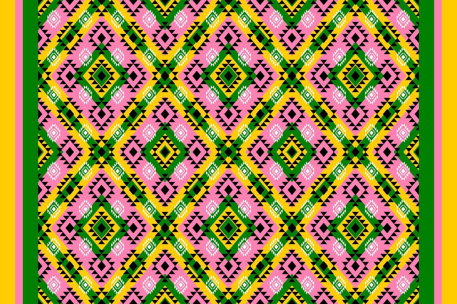 geometric ethnic pattern traditional design for background vector
