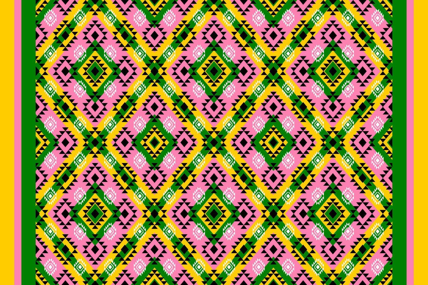 geometric ethnic pattern traditional design for background vector