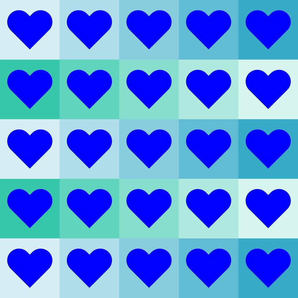 seamless pattern with hearts design vector