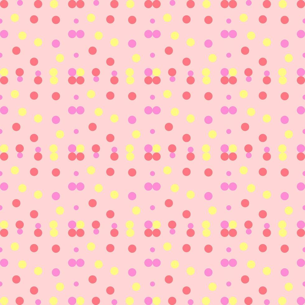 seamless geometric pattern with dots vector