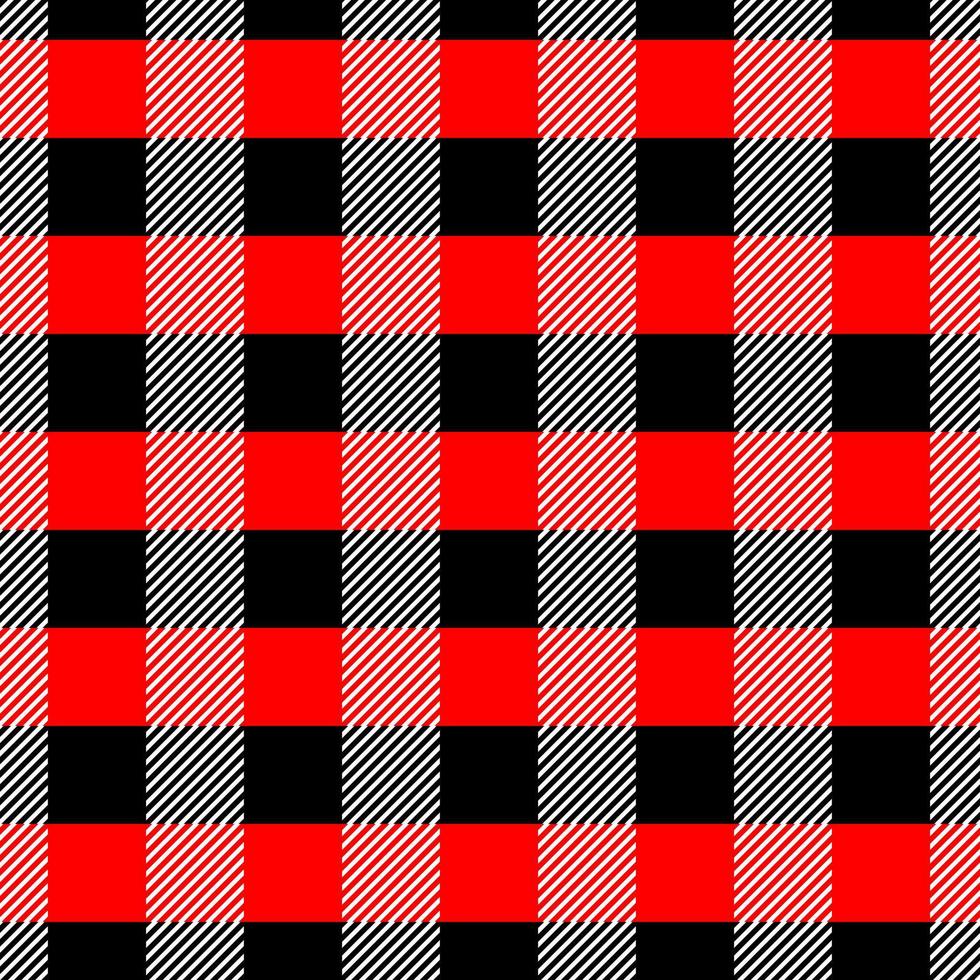 red plaid design for fabric vector