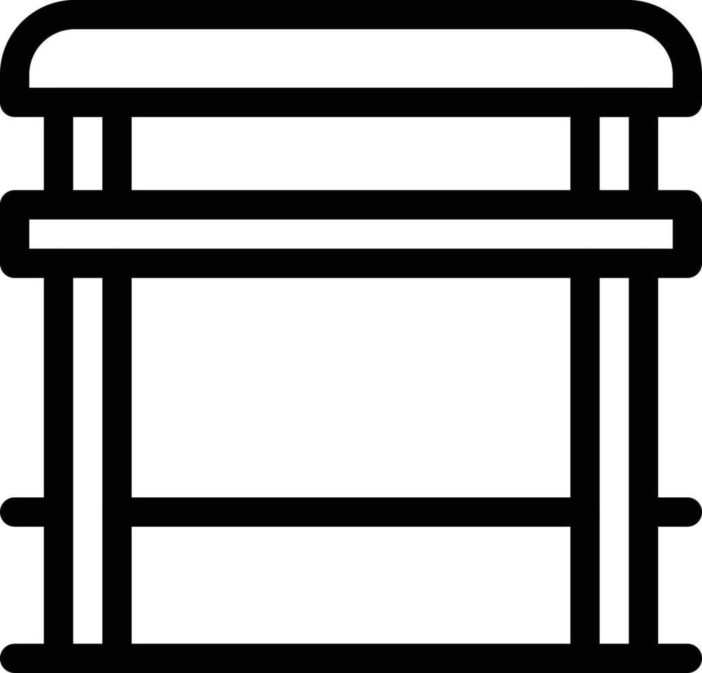 bus stop vector illustration on a background.Premium quality symbols.vector icons for concept and graphic design.