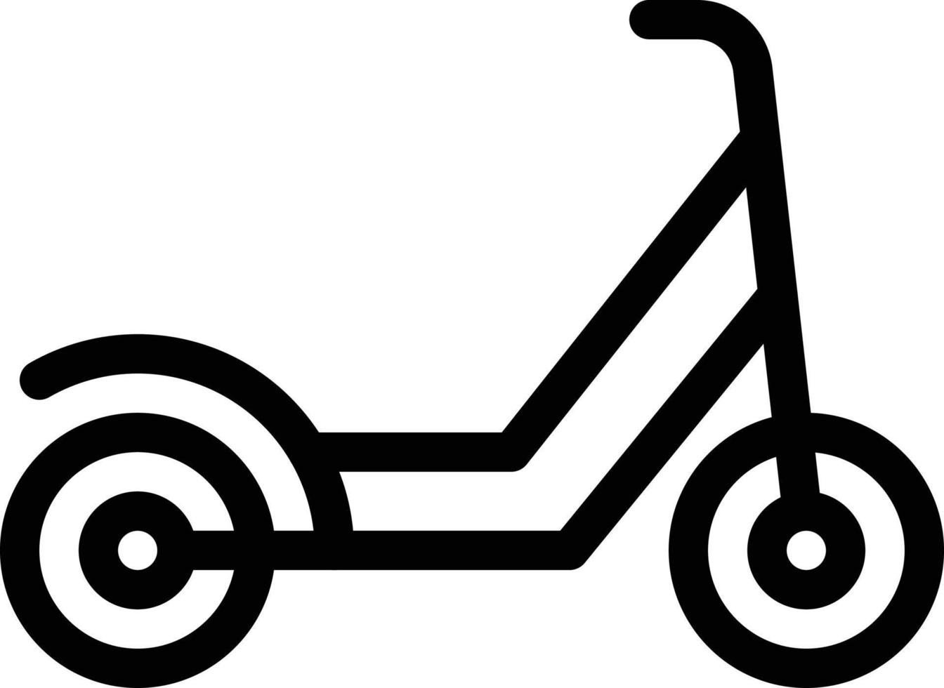 ilustración de vector de scooter eléctrico en un fondo. símbolos de calidad premium. iconos vectoriales para concepto y diseño gráfico.