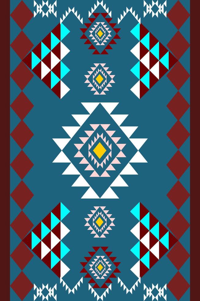 geometric ethnic pattern traditional design vector