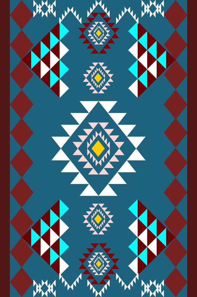 geometric ethnic pattern traditional design vector