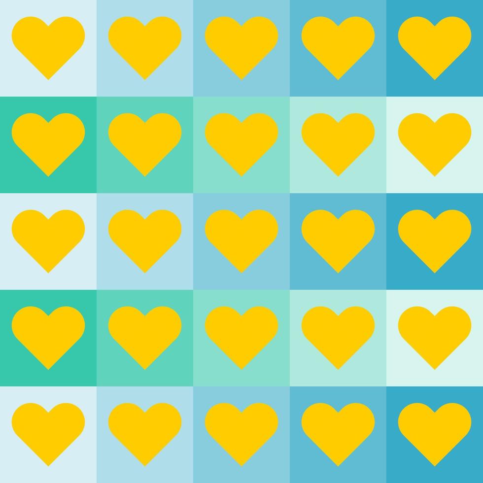 seamless pattern with hearts design vector