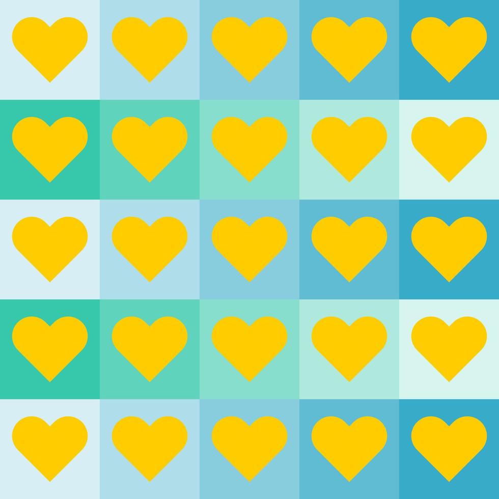 seamless pattern with hearts design vector