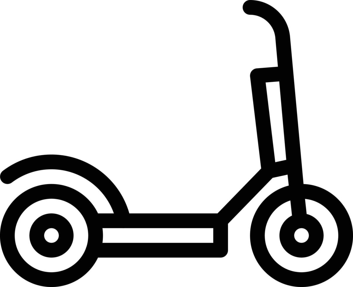 Ilustración de vector de scooter en un fondo. Símbolos de calidad premium. Iconos vectoriales para concepto y diseño gráfico.