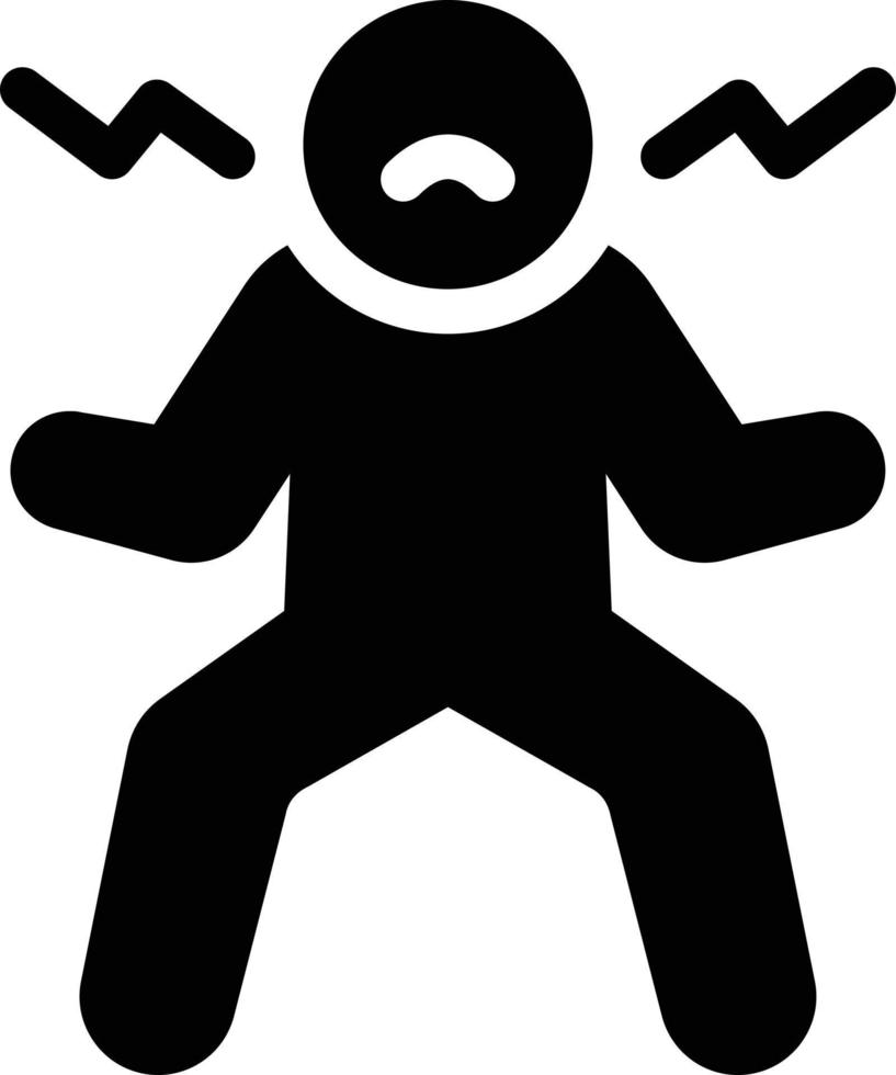 anger vector illustration on a background.Premium quality symbols.vector icons for concept and graphic design.