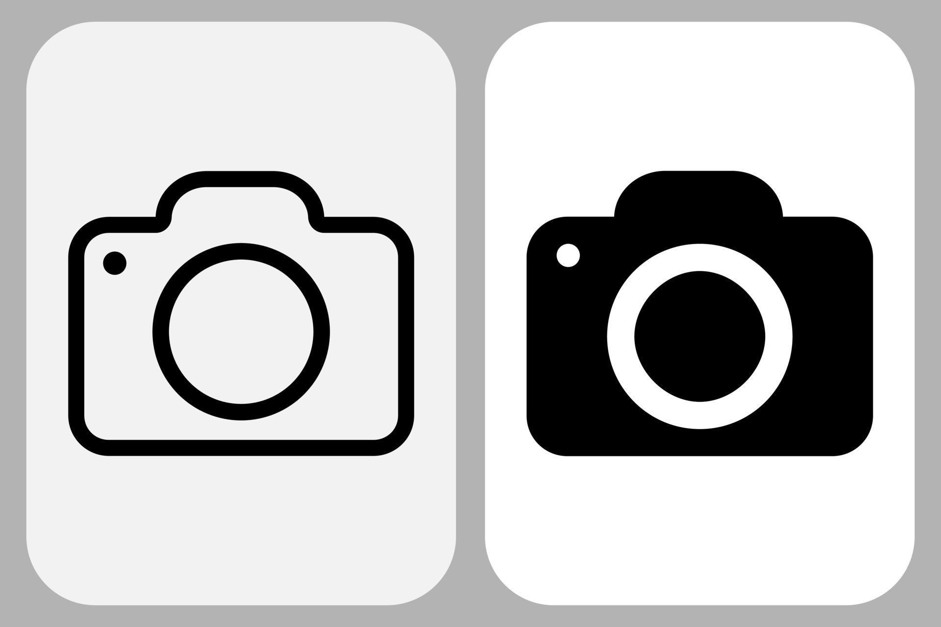 Camera icon in Vector illustration. Camera symbol for your website